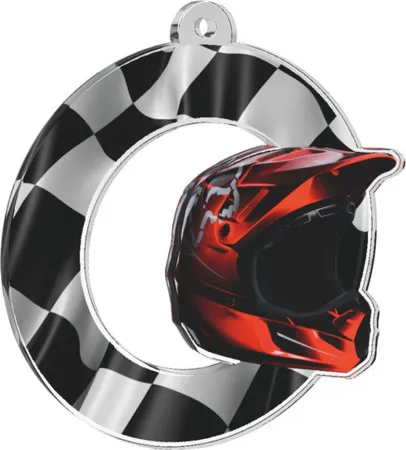 Akrylátová medaile MDA0010M35 | Motorsport Stuha: ST5, MD průměr: 5