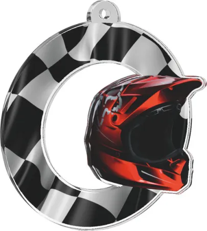 Akrylátová medaile MDA0010M35 | Motorsport Stuha: ST5, MD průměr: 5