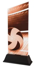 Akrylátová trofej CAS0151 | Volejbal Výška cm: 19