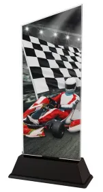 Akrylátová trofej CAS0152 | Motorsport Výška cm: 21,5