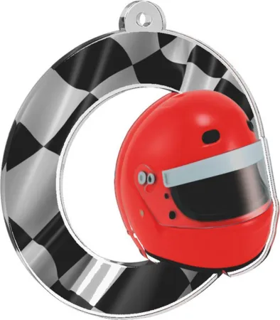 Akrylátová medaile MDA0010M36 | Motorsport Stuha: ST11, MD průměr: 7