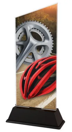 Akrylátová trofej CAS0172 | Cyklistika Výška cm: 21,5