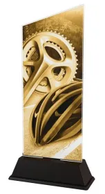 Akrylátová trofej CAS0173 | Cyklistika Výška cm: 24