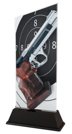 Akrylátová trofej CAS0180 | Střelba Výška cm: 24