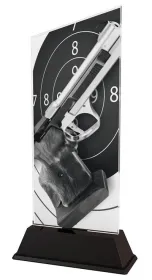 Akrylátová trofej CAS0182 | Střelba Výška cm: 21,5