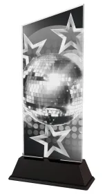 Akrylátová trofej CAS0214 | Hudba Výška cm: 21,5