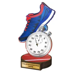 Dřevěná plaketa RW011 | Atletika Výška cm: 19