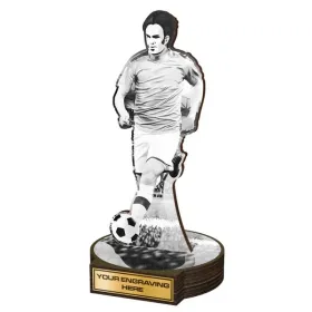 Dřevěná plaketa RWR005 | Fotbal Výška cm: 16