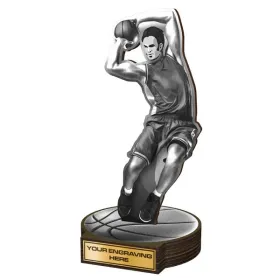 Dřevěná plaketa RWR008 | Basketball Výška cm: 25