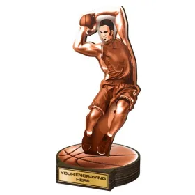 Dřevěná plaketa RWR009 | Basketball Výška cm: 19