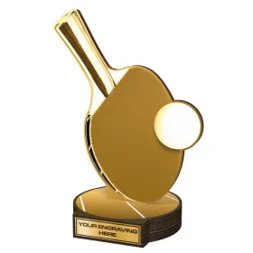 Dřevěná plaketa RWR016 | Stolní tenis Výška cm: 19