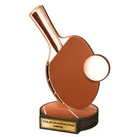 Dřevěná plaketa RWR018 | Stolní tenis Výška cm: 16
