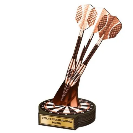 Dřevěná plaketa RWR027 | Šipky Výška cm: 25