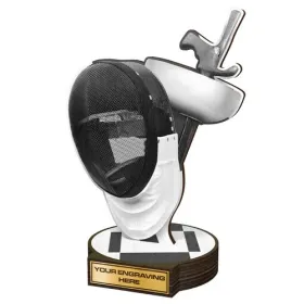 Dřevěná plaketa RWR047 | Šerm Výška cm: 25