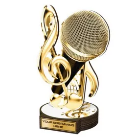 Dřevěná plaketa RWR053 | Hudba Výška cm: 19