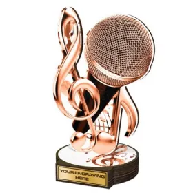 Dřevěná plaketa RWR055 | Hudba Výška cm: 19