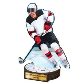 Dřevěná plaketa RW132 | Hokej Výška cm: 22