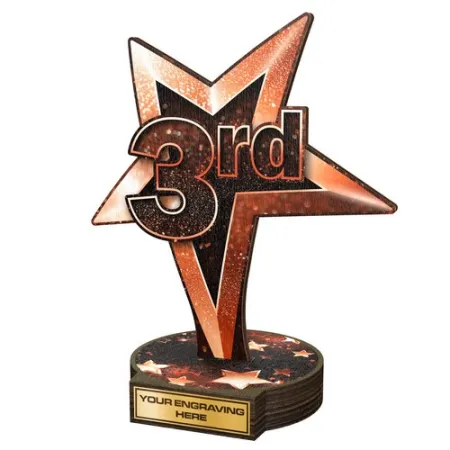 Dřevěná plaketa RW155 | Čísla Výška cm: 16