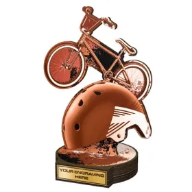 Dřevěná plaketa RWR166 | Cyklistika Výška cm: 16