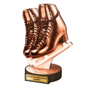 Dřevěná plaketa RWR199 | Krasobruslení Výška cm: 30