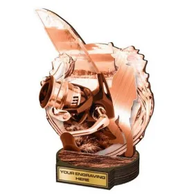 Dřevěná plaketa RWR205 | Rybaření Výška cm: 19