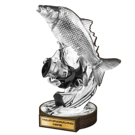 Dřevěná plaketa RWR210 | Rybaření Výška cm: 19