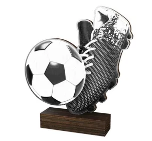 Dřevěná plaketa WF008 | Fotbal Výška cm: 15,5