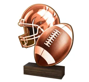 Dřevěná plaketa WF025 | Americký fotbal Výška cm: 19,5