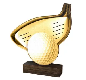 Dřevěná plaketa WF043 | Golf Výška cm: 17,5