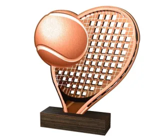 Dřevěná plaketa WF049 | Tenis Výška cm: 13,5