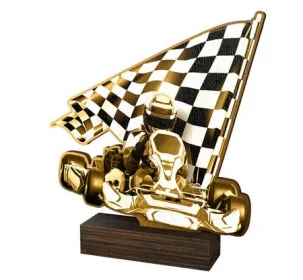 Dřevěná plaketa WF099 | Motorsport Výška cm: 17,5