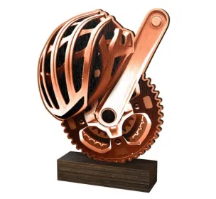 Dřevěná plaketa WF105 | Cyklistika Výška cm: 13,5