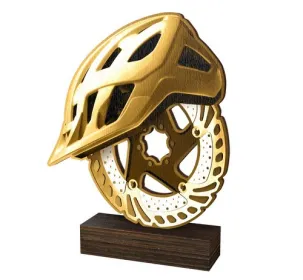 Dřevěná plaketa WF107 | Cyklistika Výška cm: 13,5