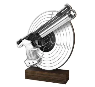 Dřevěná plaketa WF132 | Střelba Výška cm: 15,5