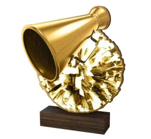 Dřevěná plaketa WF159 | Roztleskávačky Výška cm: 21,5