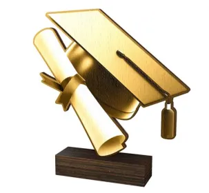 Dřevěná plaketa WF179 | Studium Výška cm: 15,5