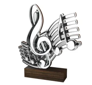 Dřevěná plaketa WF188 | Hudba Výška cm: 15,5
