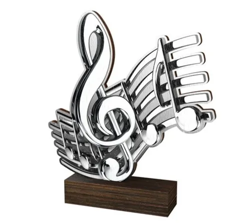 Dřevěná plaketa WF188 | Hudba Výška cm: 15,5