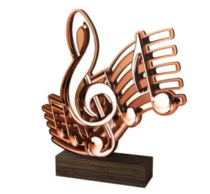 Dřevěná plaketa WF189 | Hudba Výška cm: 15,5