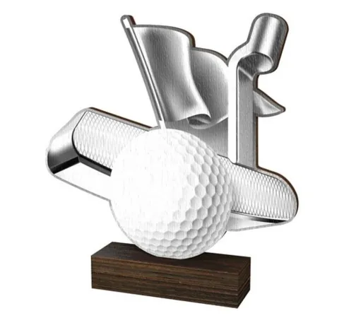 Dřevěná plaketa WF228 | Golf Výška cm: 17,5