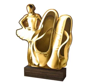 Dřevěná plaketa WF239 | Balet Výška cm: 15,5