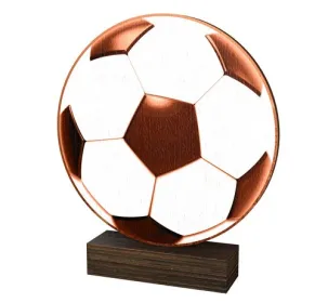 Dřevěná plaketa WF257 | Fotbal Výška cm: 15,5