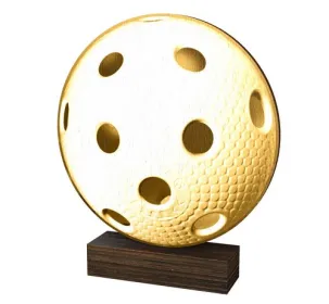 Dřevěná plaketa WF271 | Florbal Výška cm: 15,5