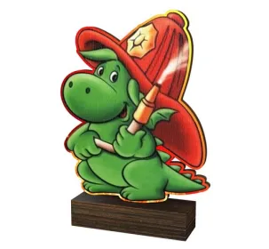 Dřevěná plaketa WF284 | Hasiči Výška cm: 17,5