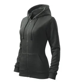 Mikina dámská Trendy Zipper 411 - M - tmavá břidlice