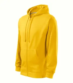 Mikina pánská Trendy Zipper 410 - 3XL - žlutá