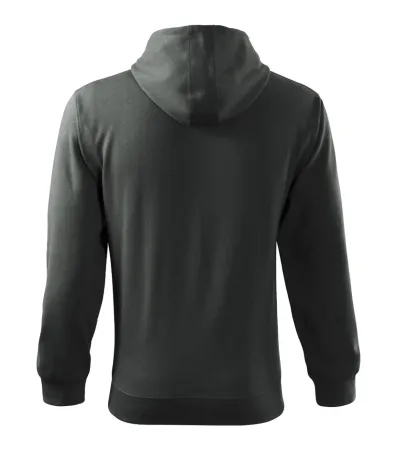 Mikina pánská Trendy Zipper 410 - M - tmavá břidlice