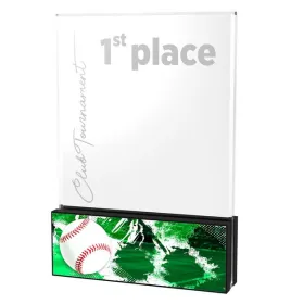 Akrylátová trofej APLA200M02 | Baseball Výška cm: 18