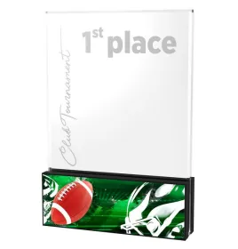 Akrylátová trofej APLA200M03 | Americký fotbal Výška cm: 20