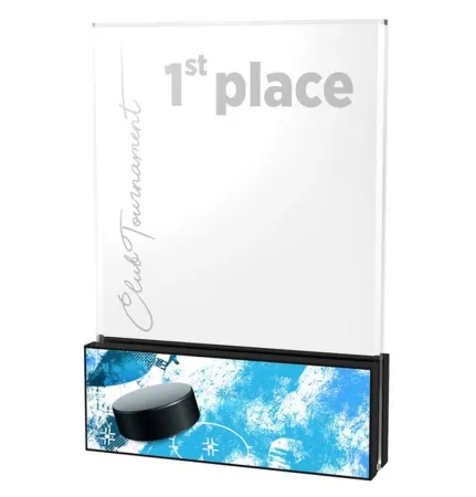 Akrylátová trofej APLA200M04 | Hokej Výška cm: 20